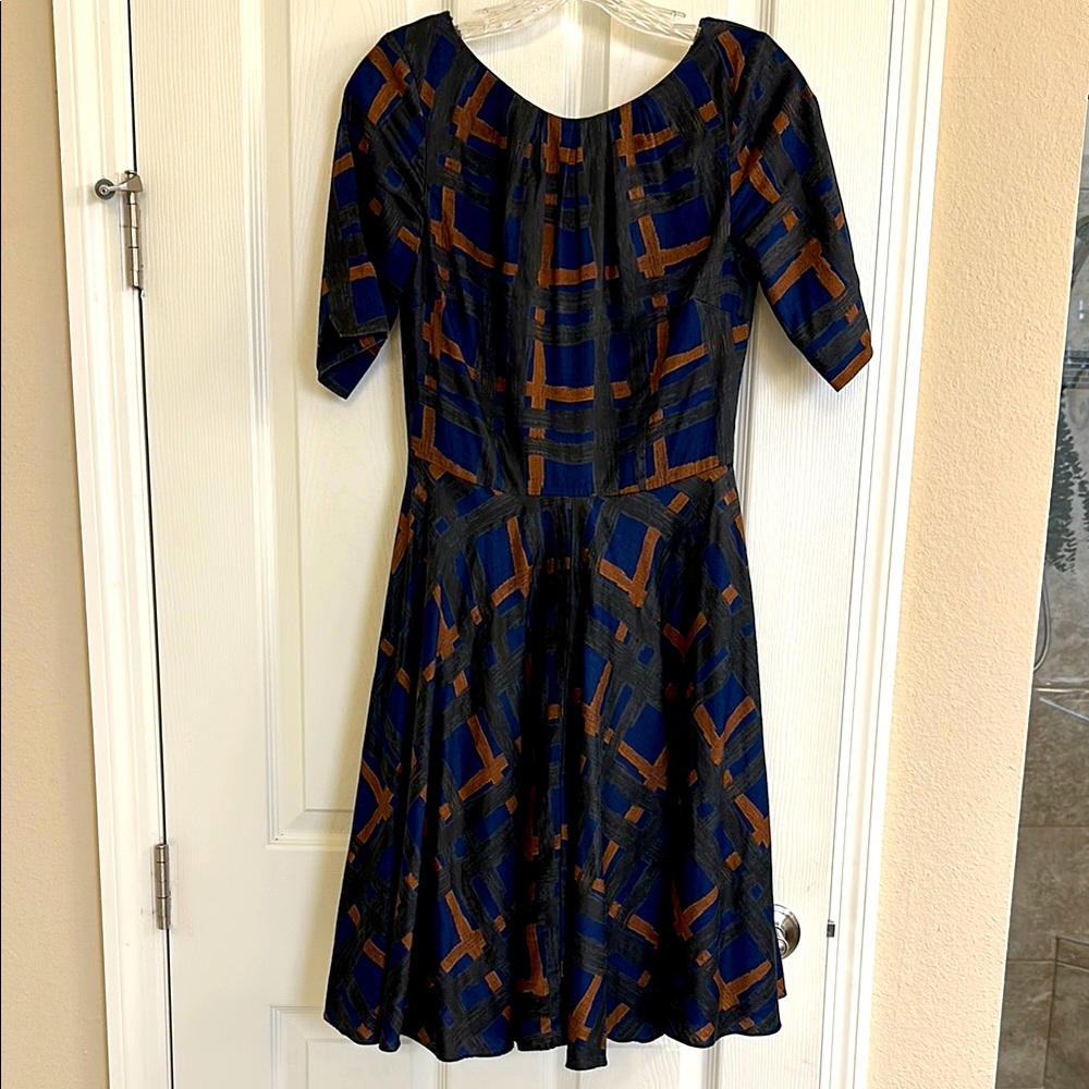 Boden | Fit and Flare boat neck dress sz 2R